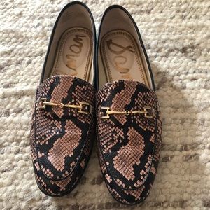 Sam Edelman snakeskin flat
